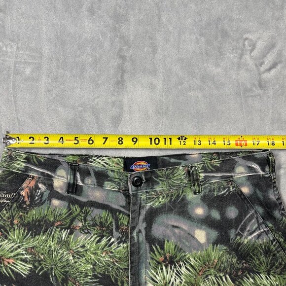 Dickies CamoWest Pants Mens (36)x32 Green Camo Cargo Utility Adjustable Outdoor - Picture 11 of 14